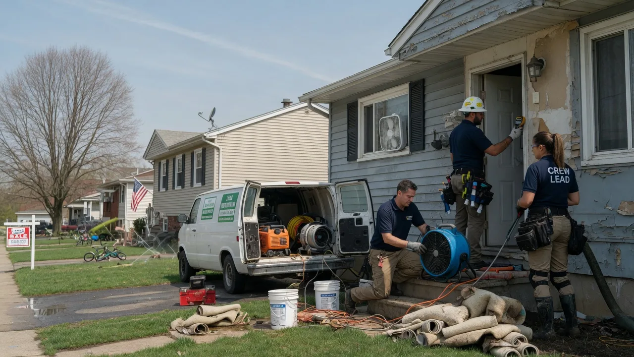 Flood Cleanup in Danforth, IL near me