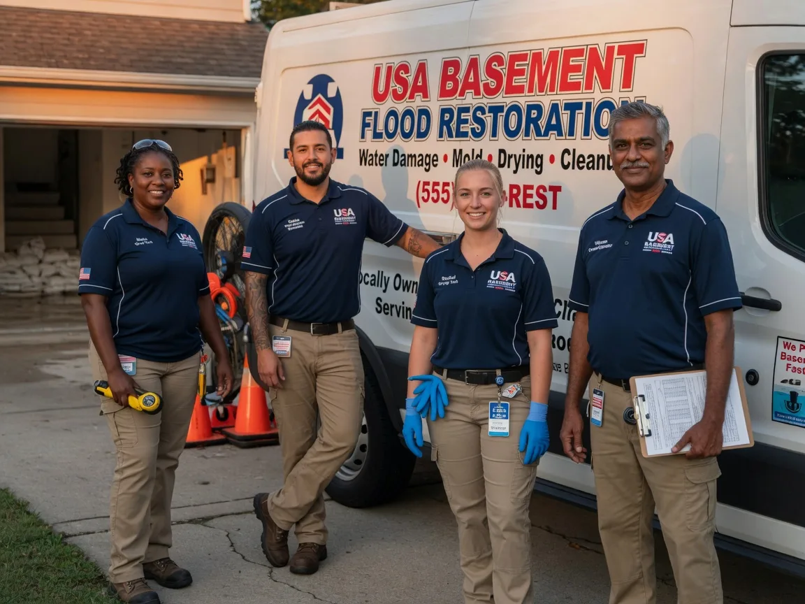 Basement Flood Cleanup company in Danforth, IL